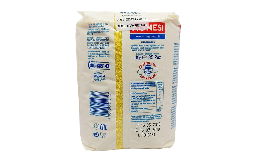 Agnesi Polenta Bramata    Pack  1 kilogram